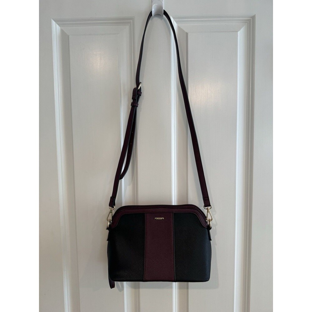 Lovevook Colorblock Small Crossbody Bag Zip Closure Detachable Strap Gold